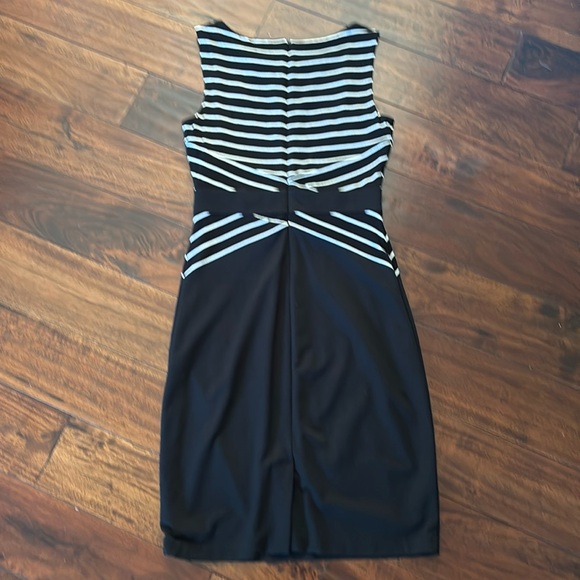 WHBM | Elegant Black and White Striped Dress size 2 - Picture 16 of 16